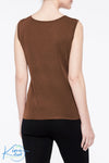 Long Scoop Neck Knit Tank - KimsKlosetKCL