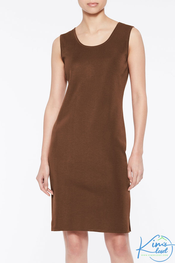 Sleeveless Sheath Knit Dress - KimsKlosetKCL