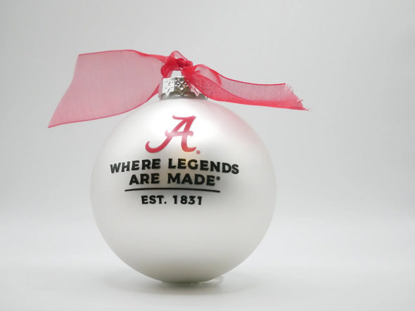 Alabama Landmark Glass Ball Ornament