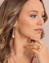 Mermaid Glass Dewdrop Earrings - KimsKlosetKCL