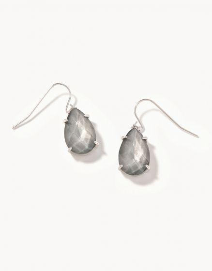 Mermaid Glass Petite Dewdrop Earrings - KimsKlosetKCL