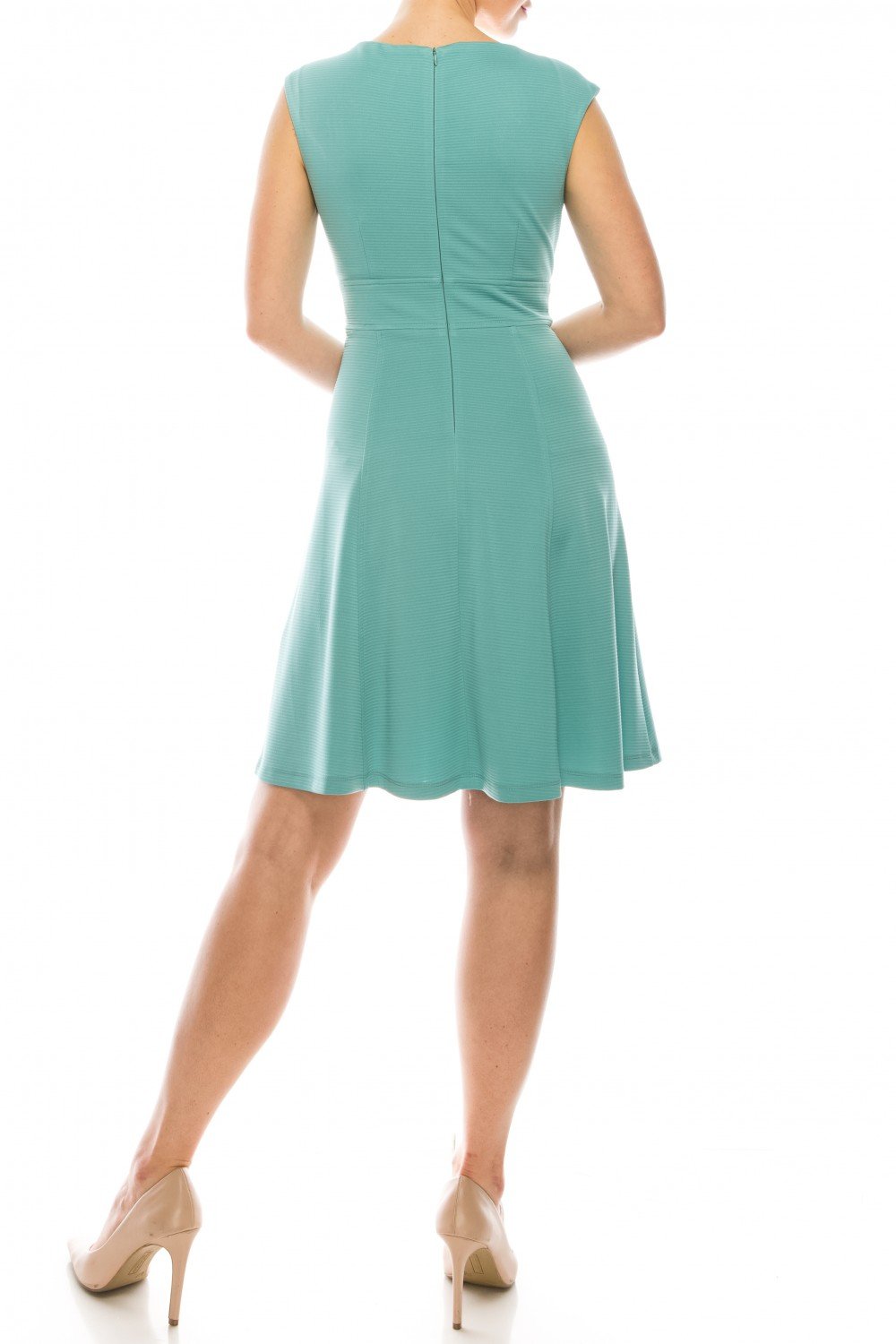 SHORT TIE FRONT BLOUSON DRESS OTTOMAN OPULENCE