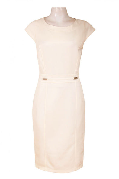 Cap Sleeve Jersey Sheath Dress - KimsKlosetKCL