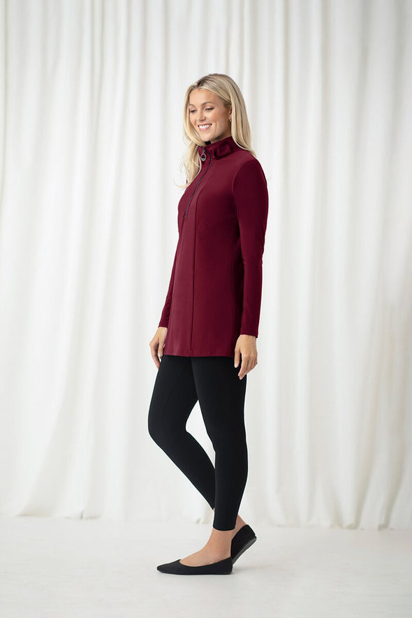 Sympli Zest Pleat Neck Tunic