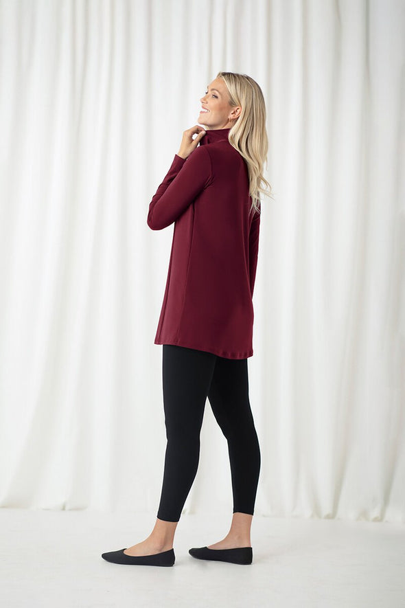 Sympli Zest Pleat Neck Tunic